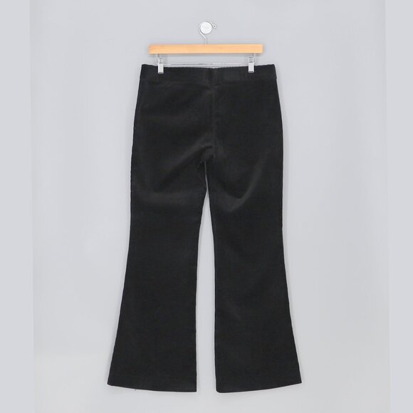 THEORY Women's Black Corduroy Flare Pants Trousers Size 8 - Picture 4 of 6